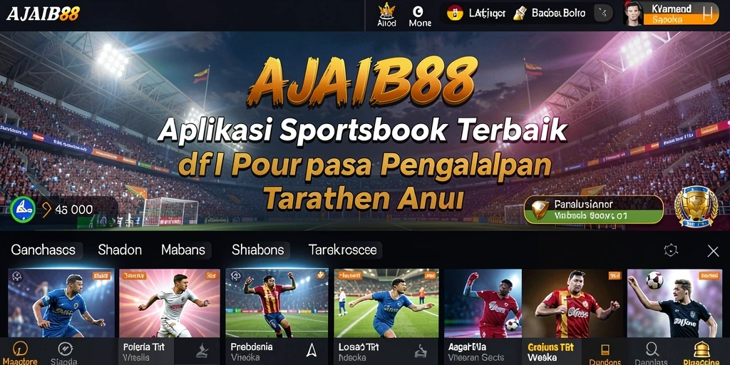 Tampilan gameplay AJAIB88 saat melakukan taruhan olahraga.