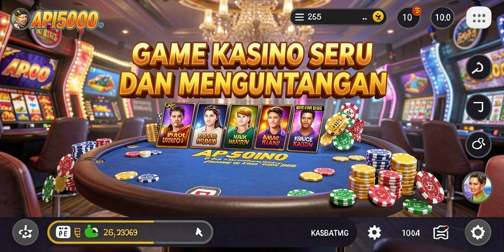 Screenshot API5000 menampilkan gameplay Kasino yang menarik dan penuh aksi.