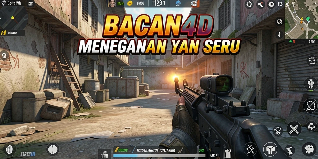 Gameplay seru BACAN4D dengan aksi tembak-menembak yang intens.