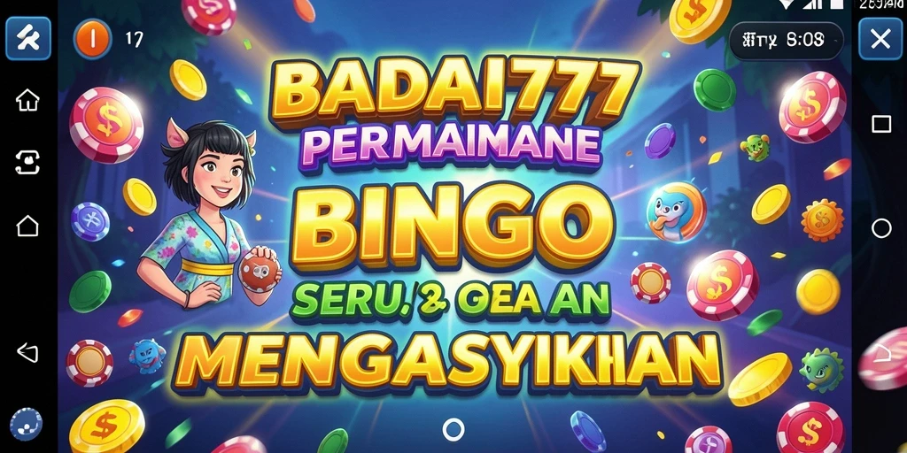 Tampilan menarik dari gameplay Bingo di BADAI777.