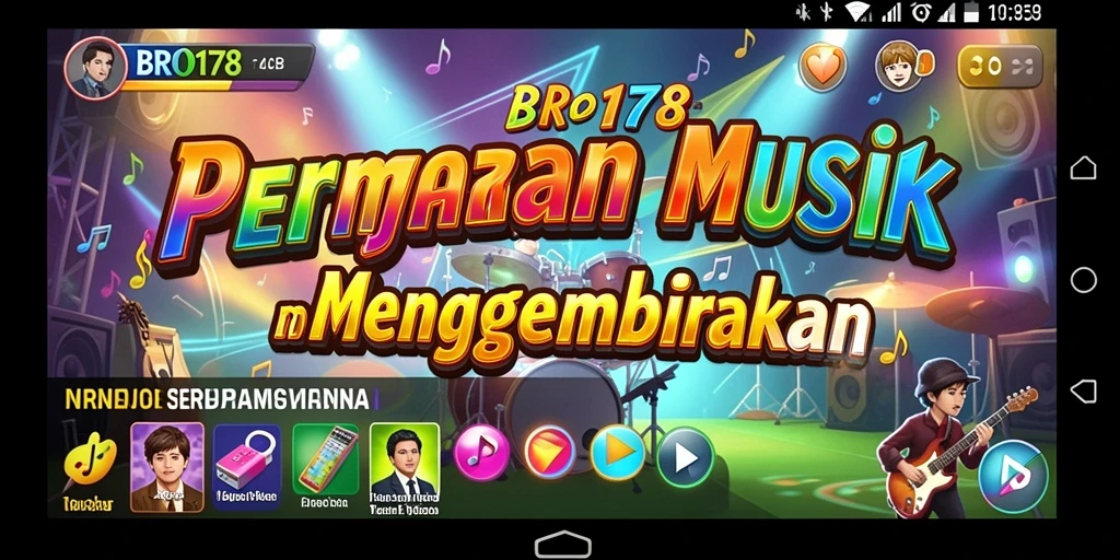 Tampilan gameplay menarik dengan alunan musik yang memukau.