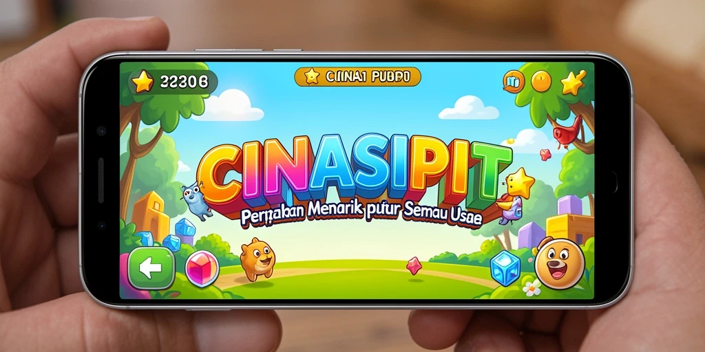 Screenshot gameplay CINASIPIT menampilkan tantangan Puzzle yang menarik.