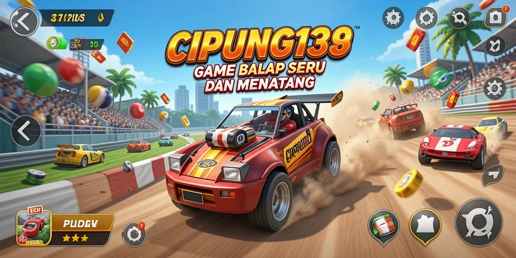 Tampilan menarik gameplay Racing di CIPUNG138.