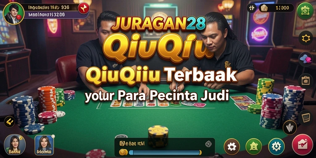 Tampilan gameplay QiuQiu yang seru di JURAGAN28.