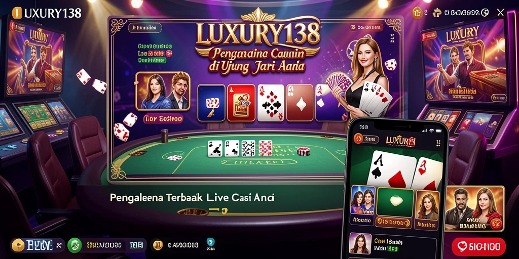 Tampilan gameplay LUXURY138 yang mendebarkan di Live Casino.