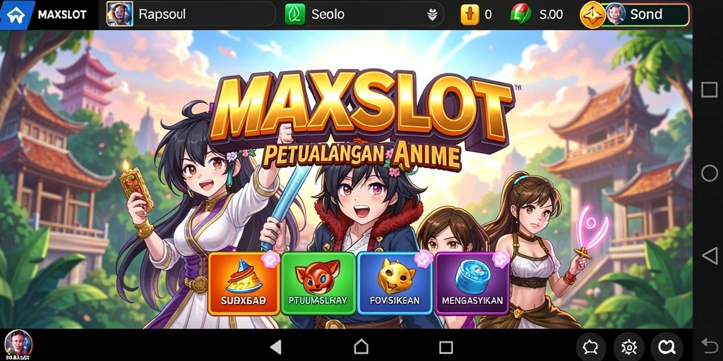 Tampilan permainan <strong>MAXSLOT</strong> yang memukau dan penuh aksi.