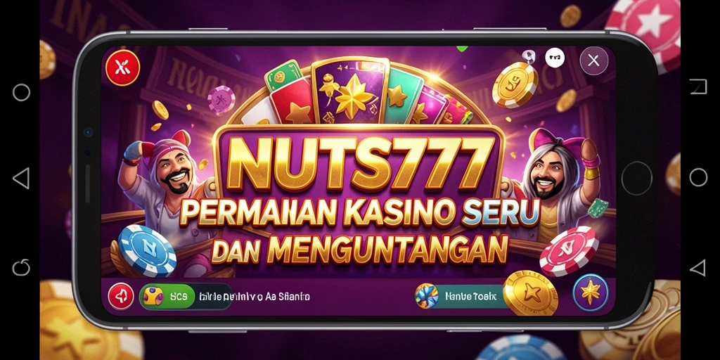 Tampilan menarik dari permainan Kasino di NUTS777.