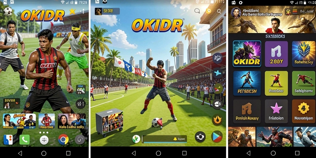 Tampilan utama OKIDR dengan berbagai fitur alat bantu yang menarik.