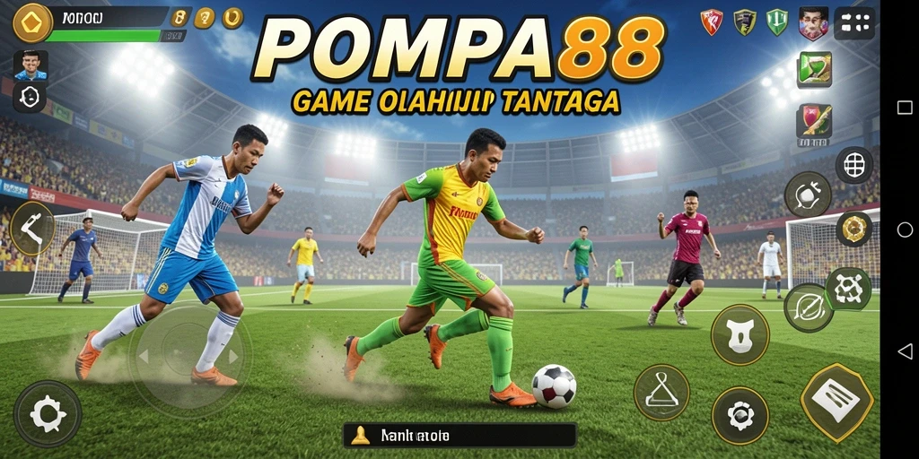 Tampilan menarik POMPA88 saat gameplay olahraga yang seru.