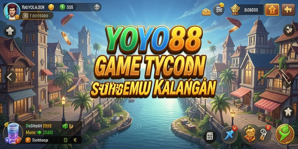 Tampilan gameplay seru dalam YOYO88 yang menantang pemain untuk menjadi tycoon.
